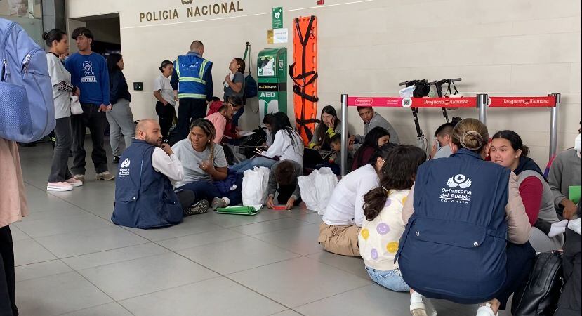 La Defensoría del Pueblo ayudó a los migrantes que llegaron a Bogotá