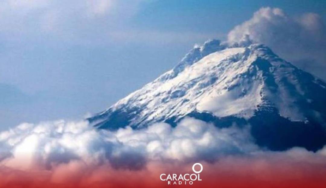 Volcán Nevado del Ruiz. Crédito: Caracol Radio