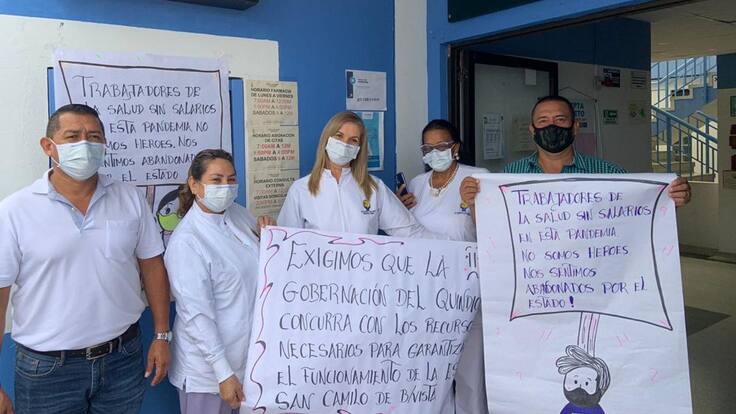 Médicos de planta de Hospital de Buenavista protestaron ante falta de pagos