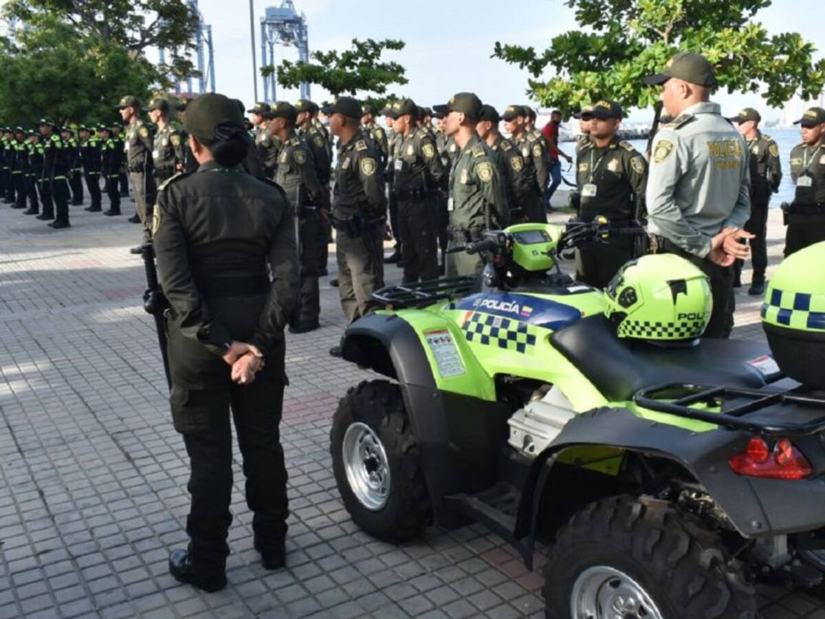 Policía de Cartagena lanzó estrategia de seguridad para vacaciones