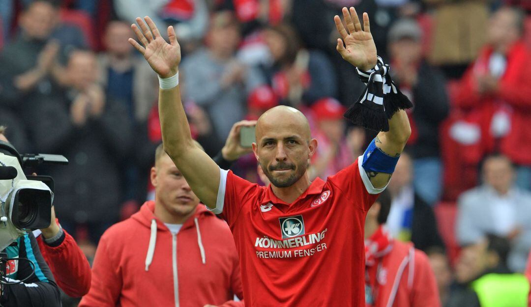Elkin Soto su despedida del Mainz en 2016