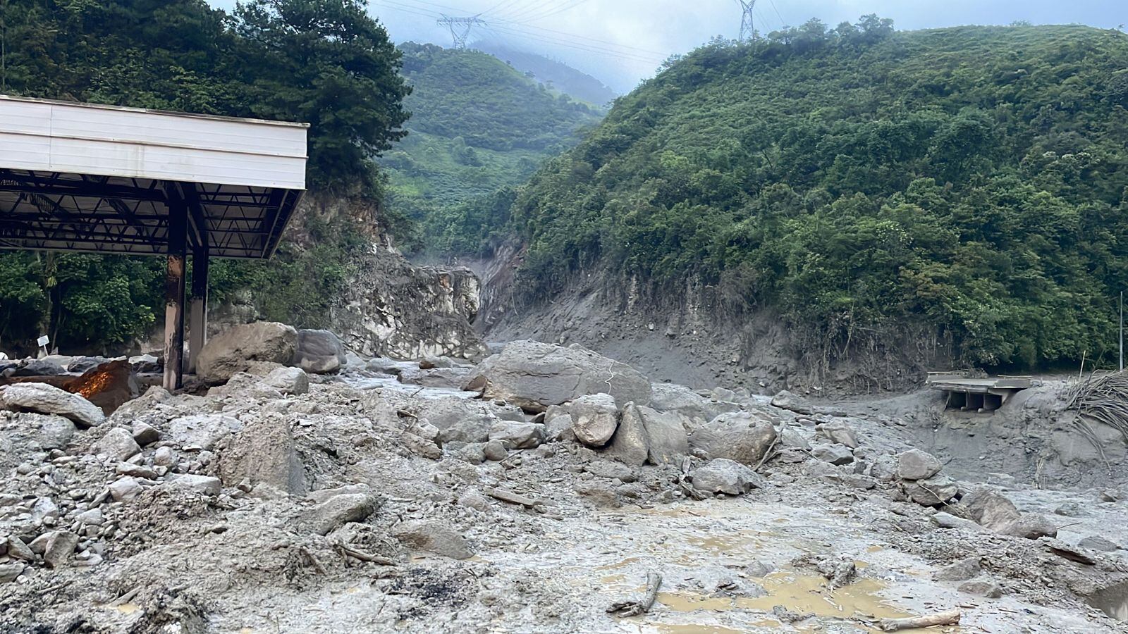 Tragedia en Quetame, Cundinamarca. Foto: W Radio.