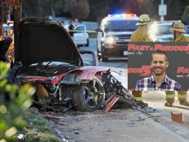 Así quedó el auto en el que murió protagonista de “Rápido y Furioso”