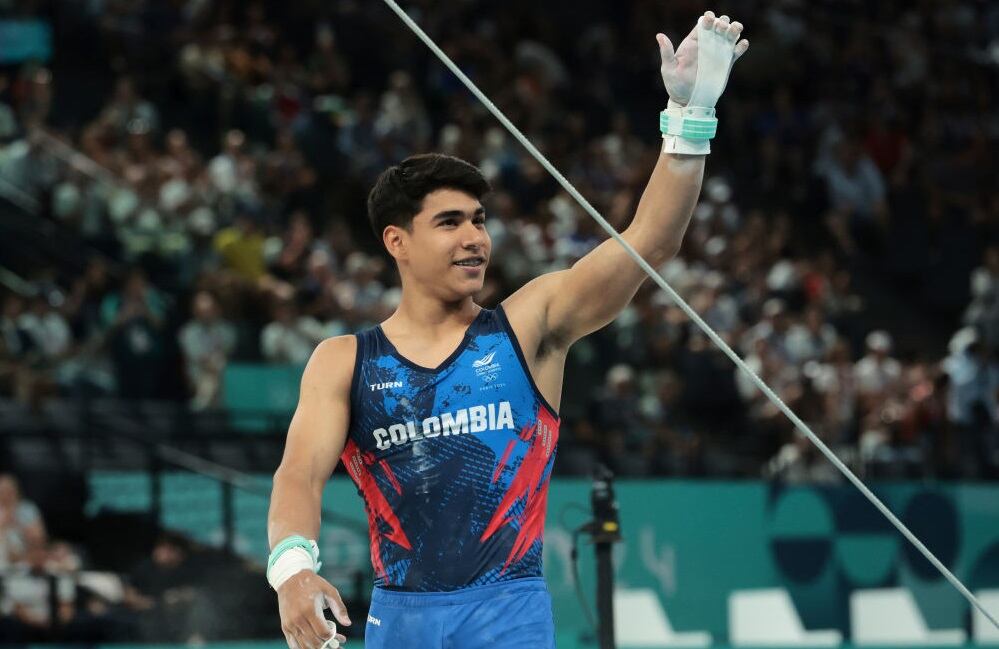 Ángel Barajas, medallista de plata en los JJOO de 2024 /Getty Images