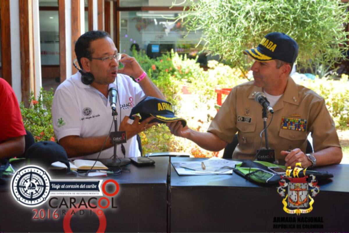 La Armada Nacional y Caracol Radio en Viaje al Corazón del Caribe 