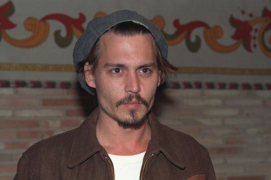 Johnny Depp en su juventud