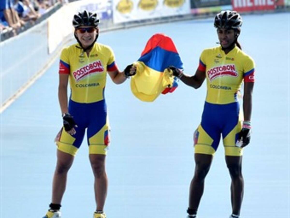 Con récord mundial incluído, Colombia inició cosecha de títulos en el Mundial de Patinaje