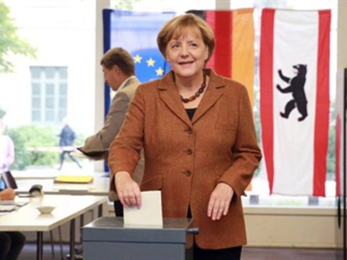 Angela Merkel gana las elecciones alemanas