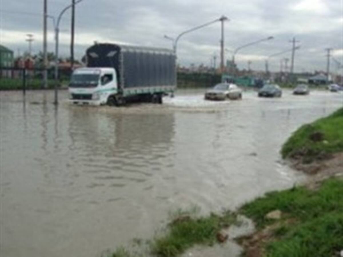Nuevo desbordamiento del río Bogotá en el municipio de Mosquera