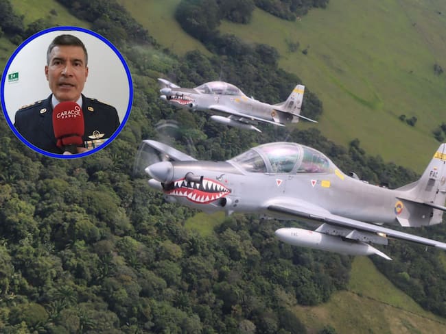 Foto toamada de @FuerzaAereaCol.