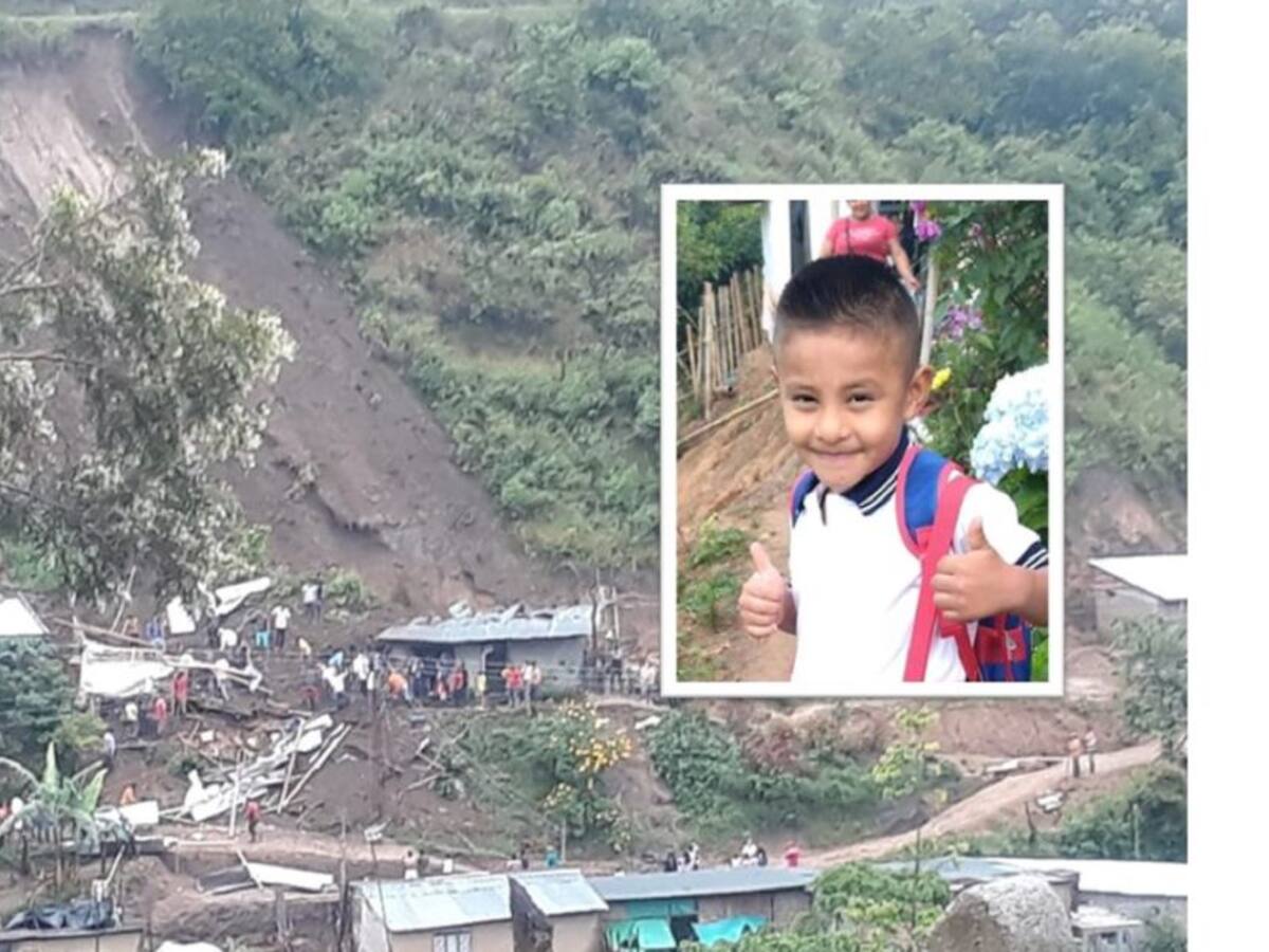 En el Huila, un menor de 5 años murió sepultado por un alud de tierra