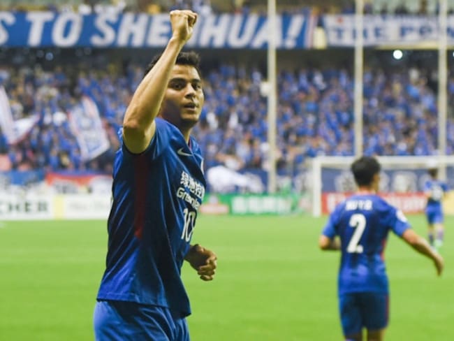 Giovanni Moreno anotó el gol de la victoria del Shanghái Shenhua