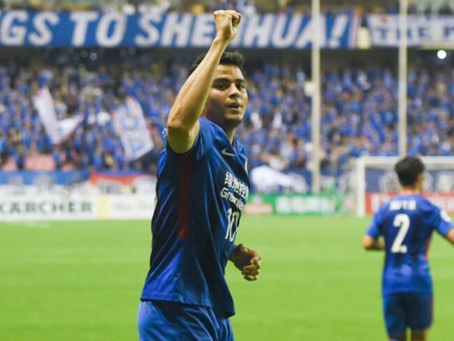 Giovanni Moreno anotó el gol de la victoria del Shanghái Shenhua