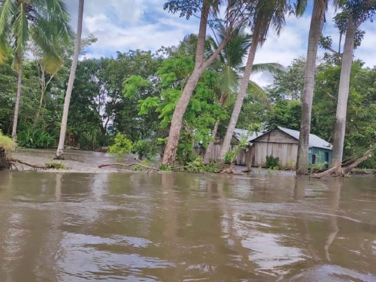 8.000 damnificados dejan inundaciones en Barranco de Loba, Bolívar