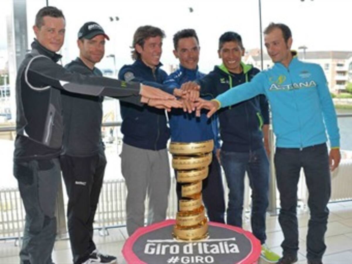 El Giro de Italia presenta a los protagonistas.