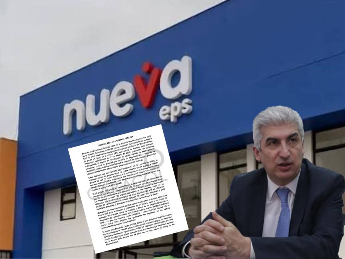 Defensa de expresidente de Nueva EPS responde a llamado a juicio por presunta apropiación de recursos
