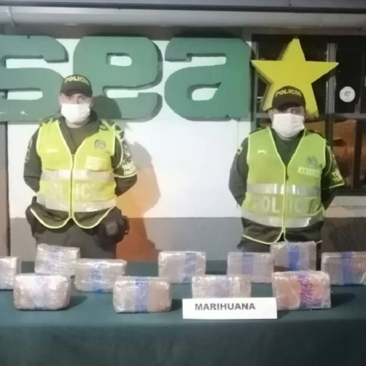 Decomisado cargamento de marihuana en el sector de Sabinas