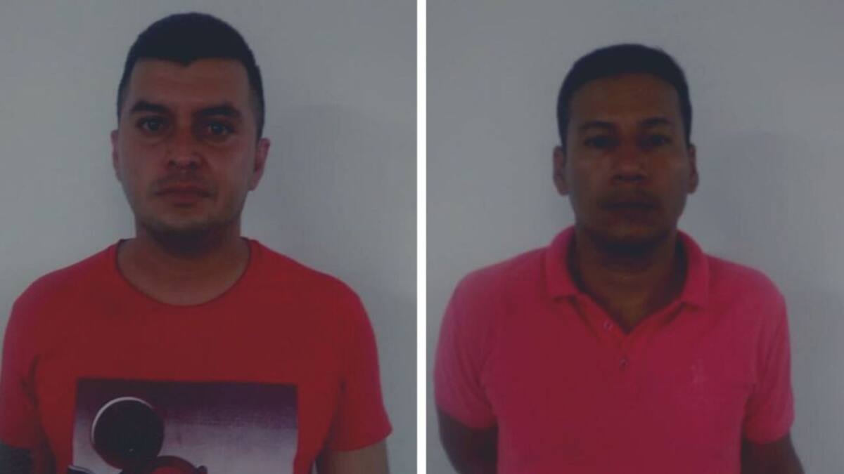 Capturados dos integrantes de banda extorsionista en el norte del Valle