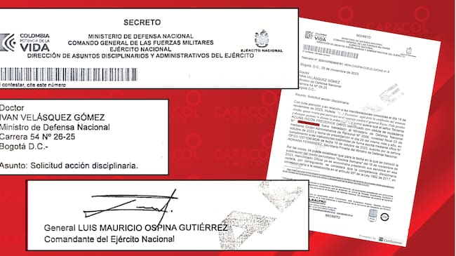 Solicitud de investigación al teniente Acuña