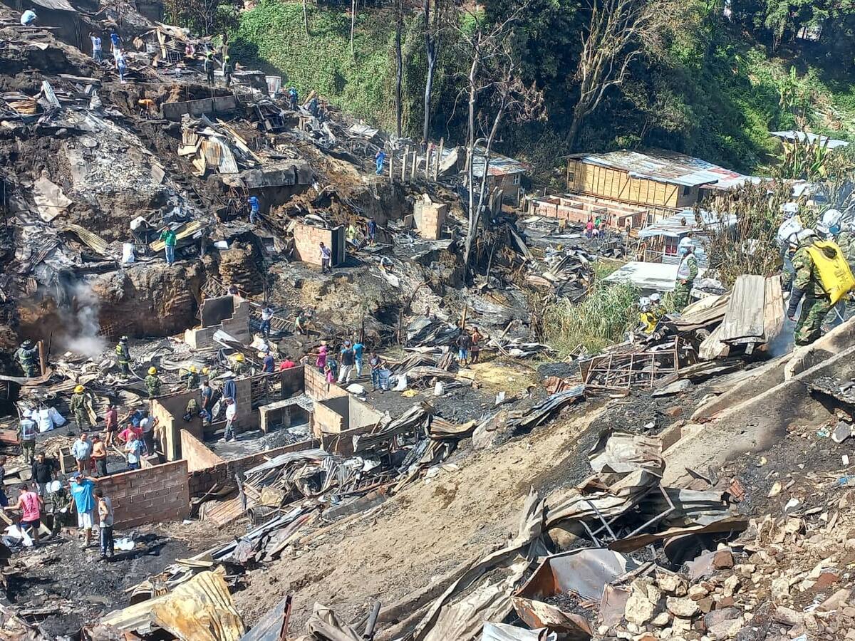 241 personas resultaron afectadas en Armenia por incendio que presuntamente fue provocado