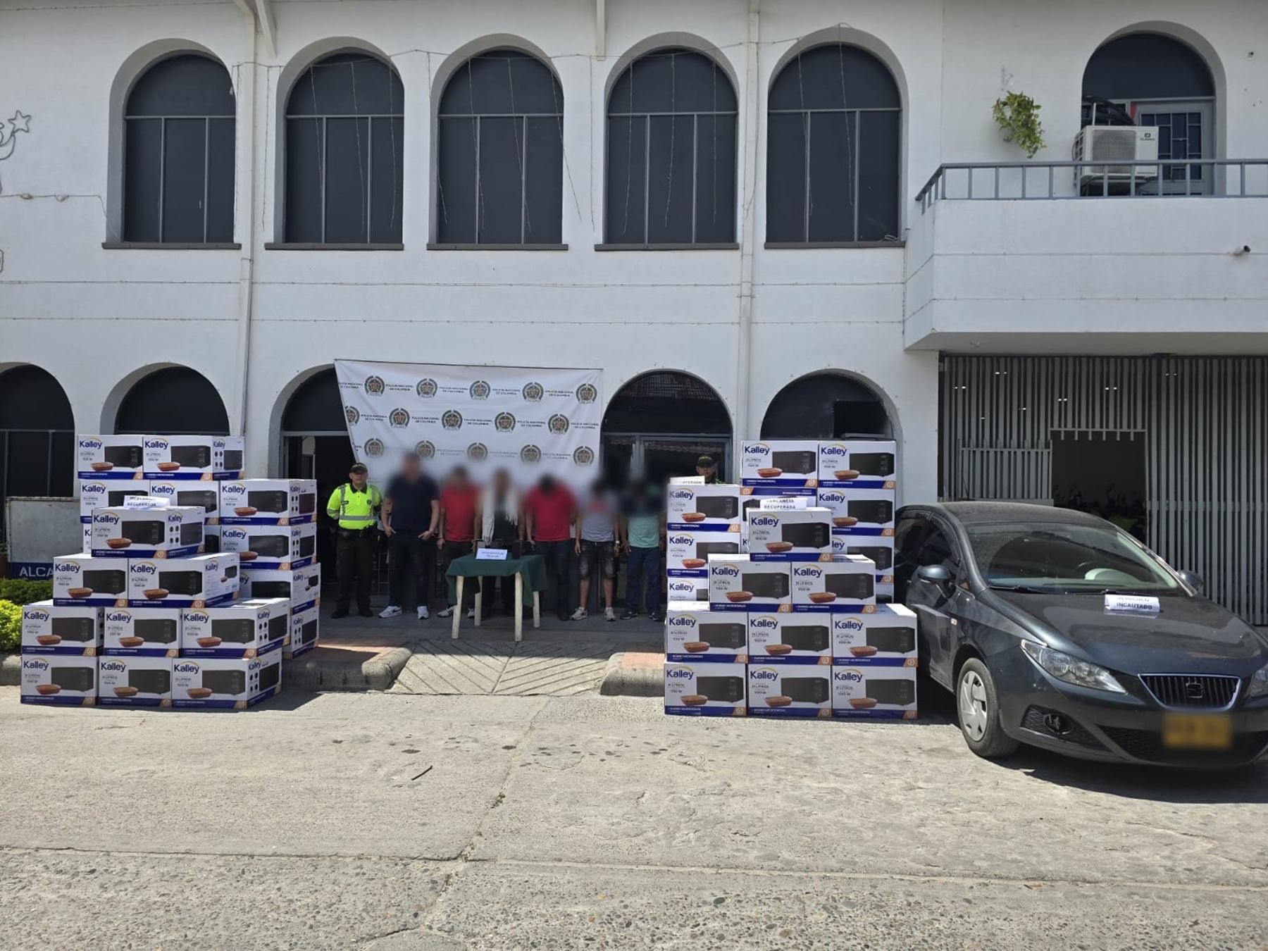 Incautación de elementos en vías del Tolima