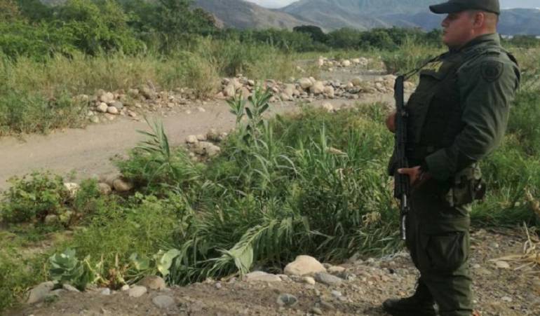Autoridades en la frontera colombo-venezolana