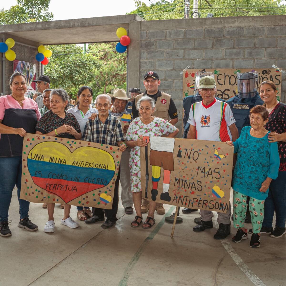 En medio del conflicto, Tello fue declarado libre de sospecha de minas antipersona