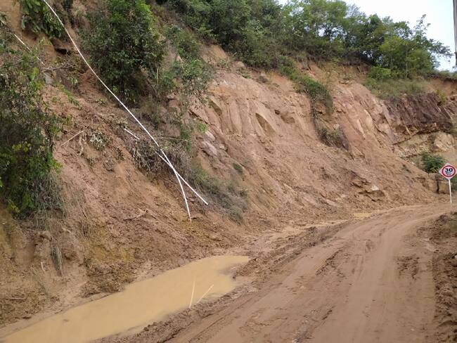 Varias vías del departamento están afectadas por la temporada de lluvias por lo que se pedirá ayuda a UNGRD