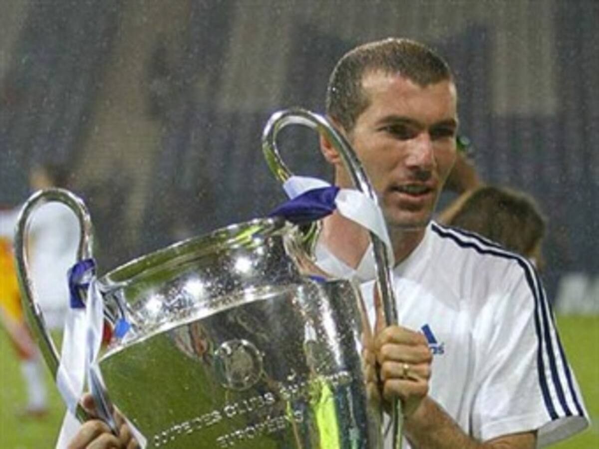 Zidane el mejor en la historia de la Liga de Campeones