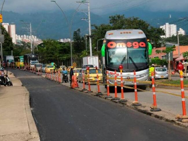 Críticas por nueva intervención de andenes en la vía al aeropuerto