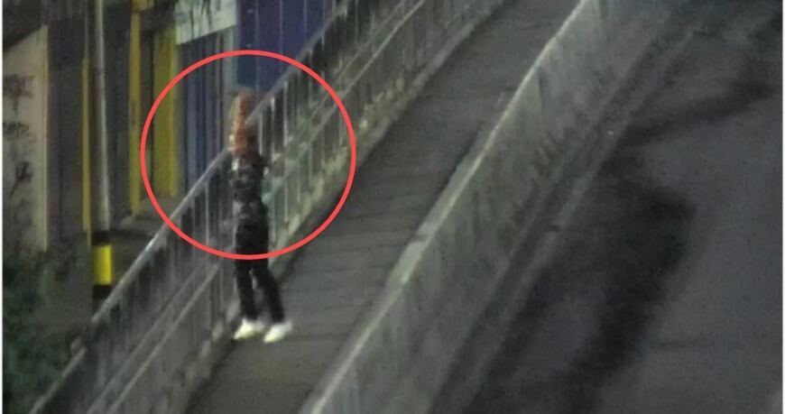 Habitante de calle capturado por atacar piedras a conductores de carros en Medellín- foto alcaldía