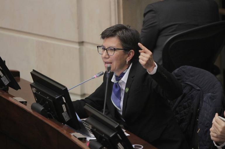 Senadora, Claudia López.