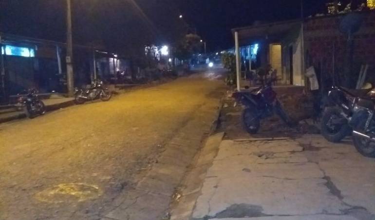 Calles del corregimiento Filogringo, Tarra, Norte de Santander. 