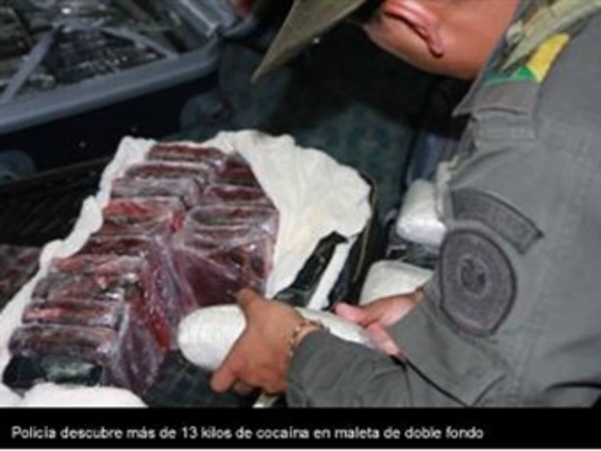 Capturado extraditable sindicado del envío de droga en maletas de doble fondo