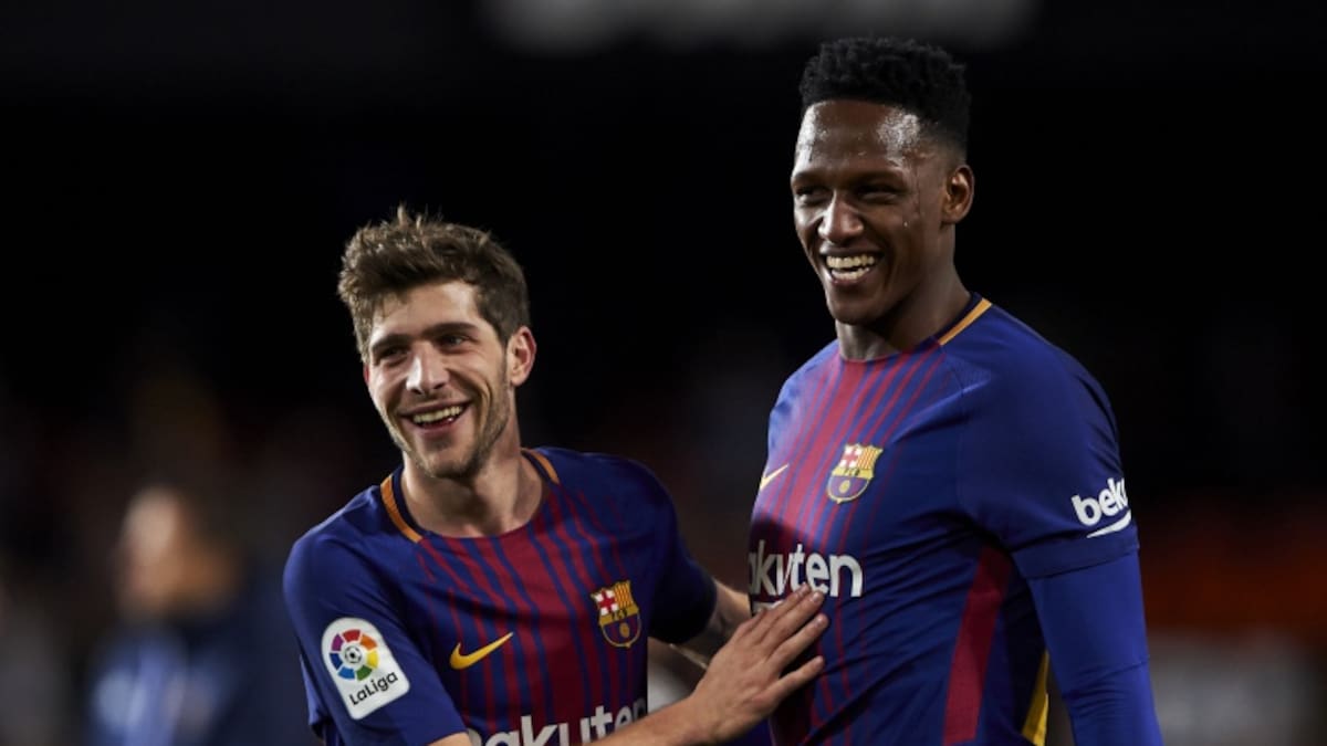 Yerry Mina, defensa del Barcelona