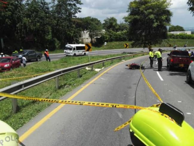 Murió motociclista bajando la loma de Turbaco en Bolívar