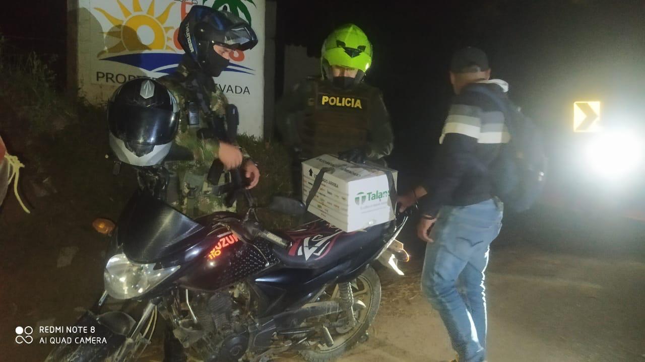 Incautados 27 kilos de marihuana.