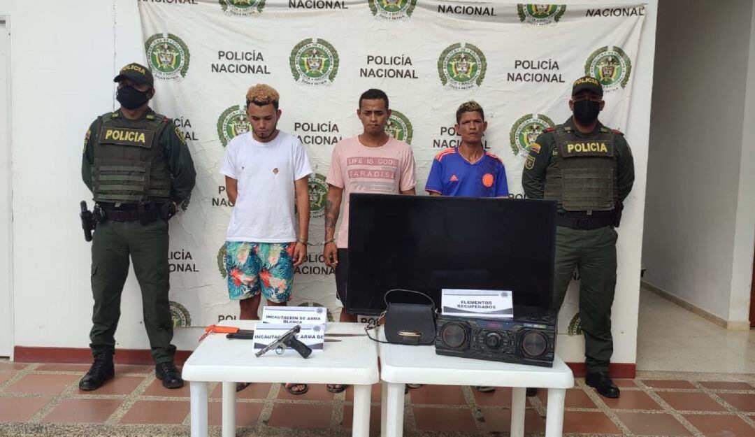 Las detenciones se adelantaron en los municipios de María la Baja, San Juan Nepomuceno, El Carmen de Bolívar y San Jacinto