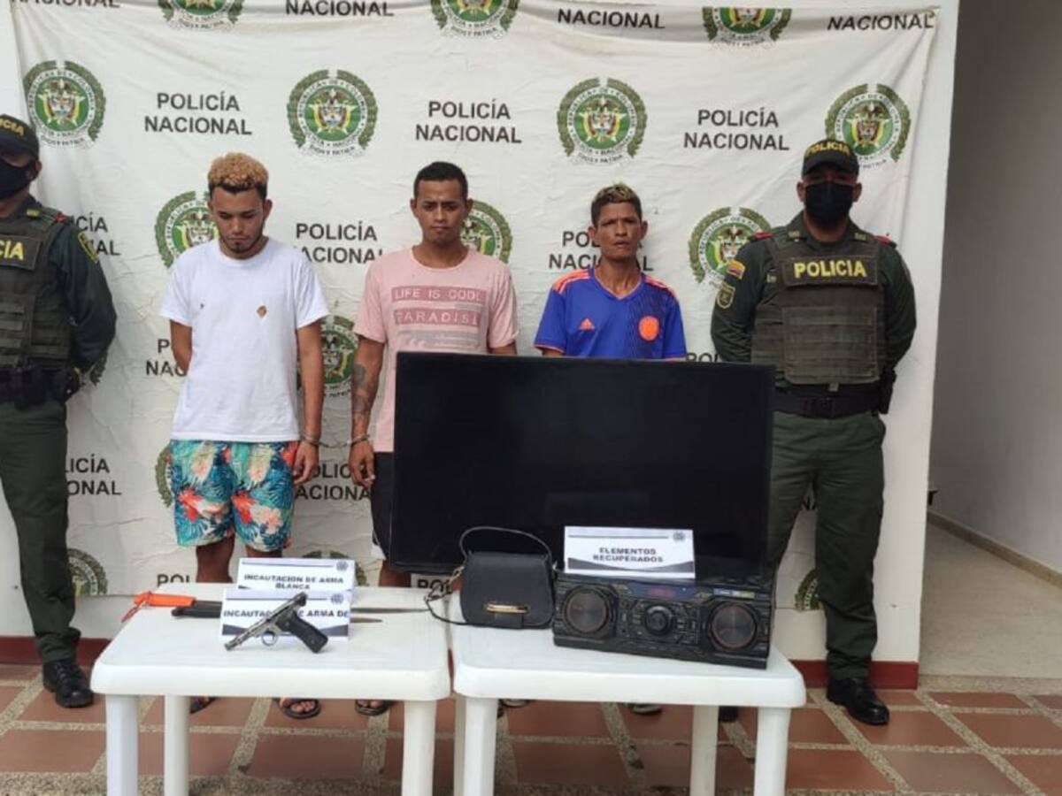 Operativos de la Policía dejaron nueve capturados en municipios de Bolívar