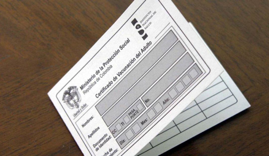 Carnet de vacunación COVID-19