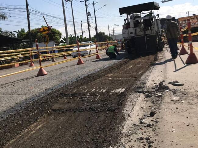 Avanzan las obras de refacción de la vía La Badea – Cruce Avenida del Río
