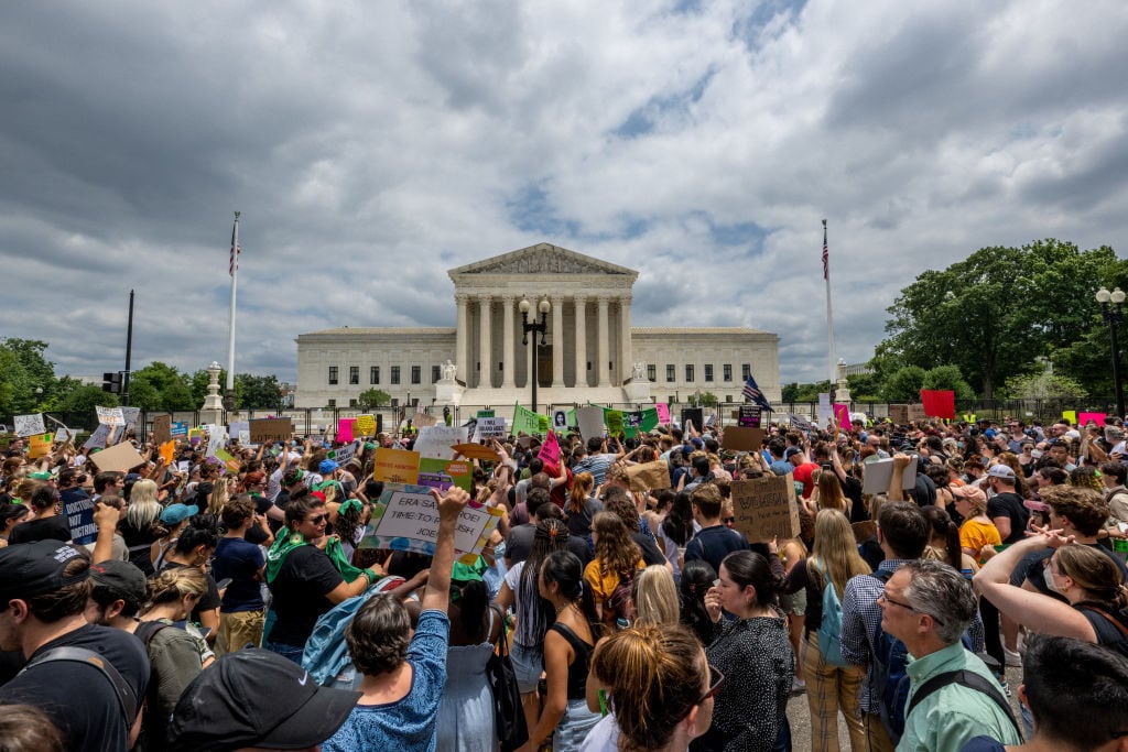 Protestas en la Corte Suprema de Justicia de Estados Unidos. Foto: Getty Images
