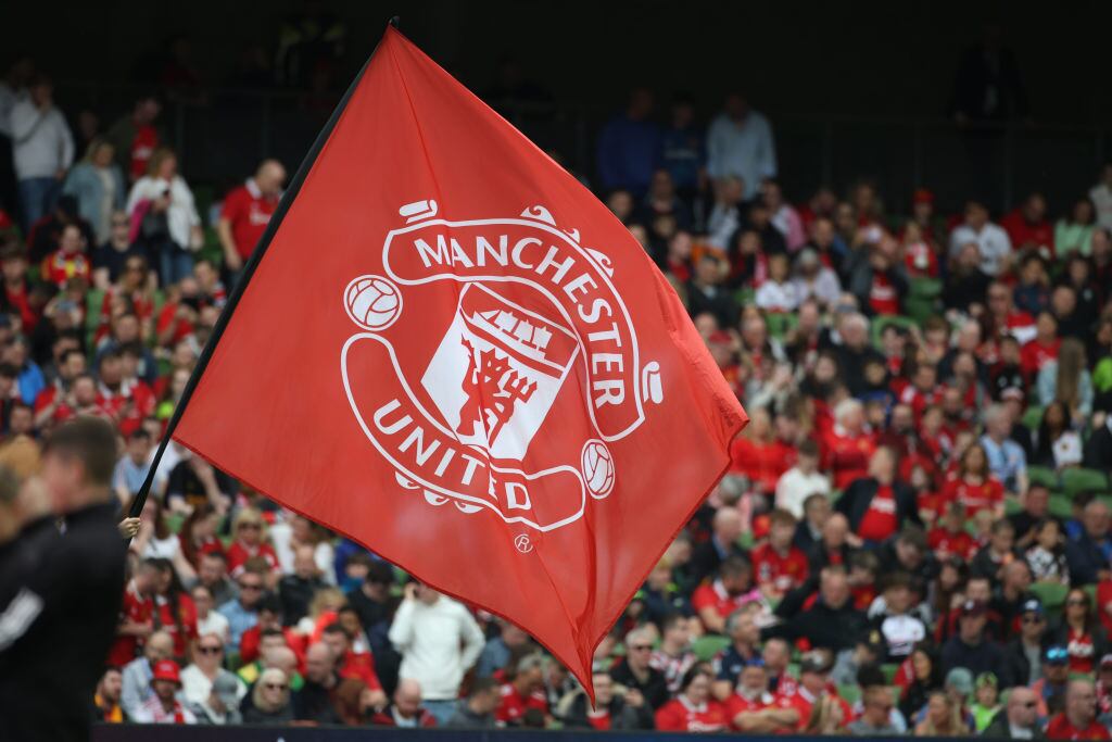 Bandera del Manchester United (Photo by Tim Clayton/Corbis via Getty Images)
