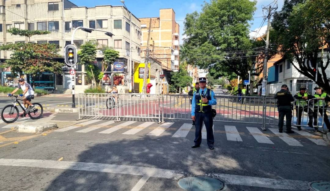 Cierres en Medellín. Foto: Alcaldía de Medellín.