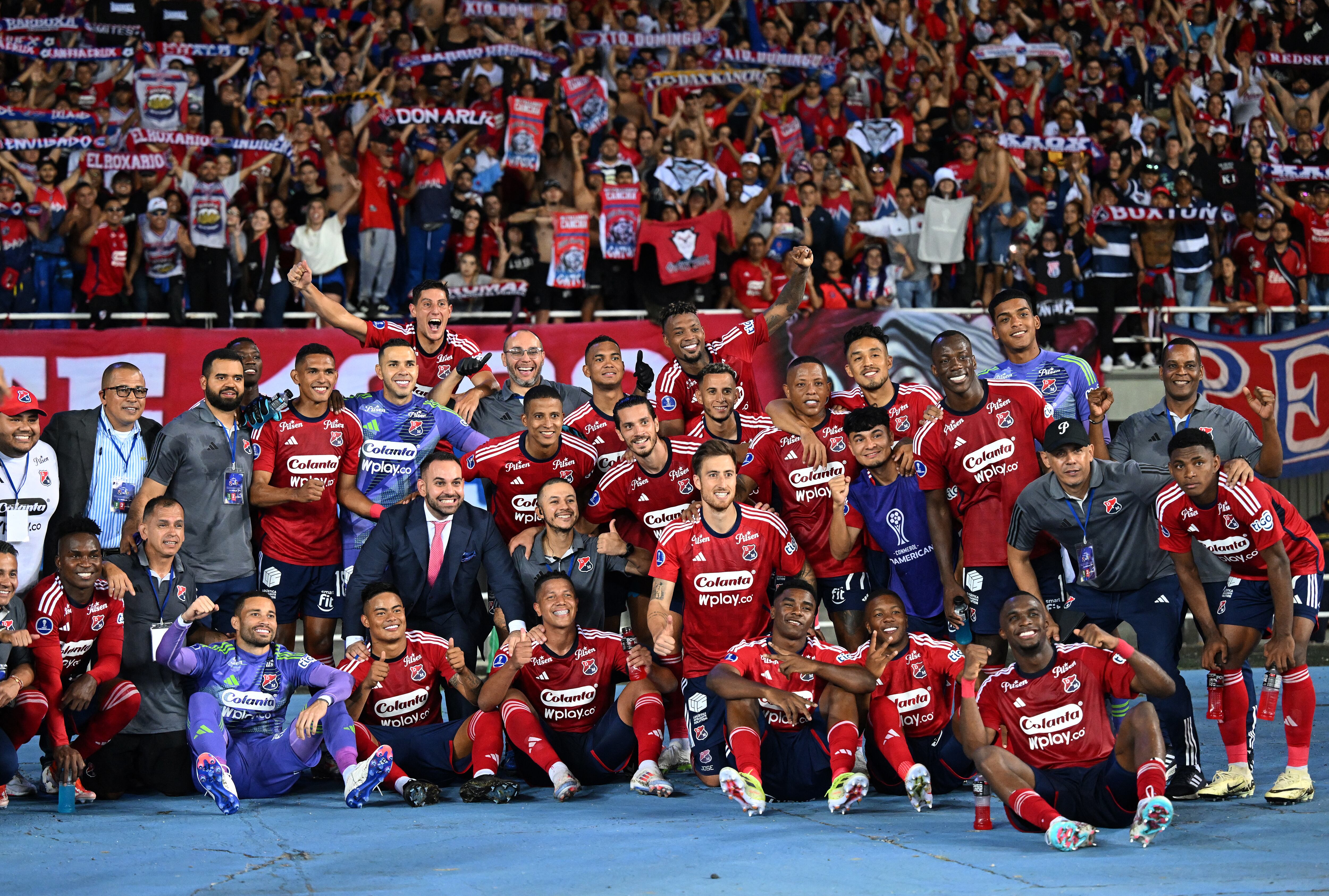 Independiente Medellín sigue avanzando en Copa Sudamericana. (Photo by Raul ARBOLEDA / AFP) (Photo by RAUL ARBOLEDA/AFP via Getty Images)