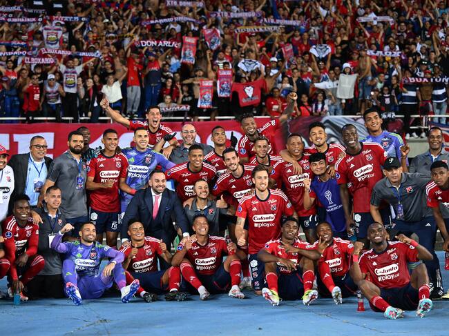 Independiente Medellín sigue avanzando en Copa Sudamericana. (Photo by Raul ARBOLEDA / AFP) (Photo by RAUL ARBOLEDA/AFP via Getty Images)
