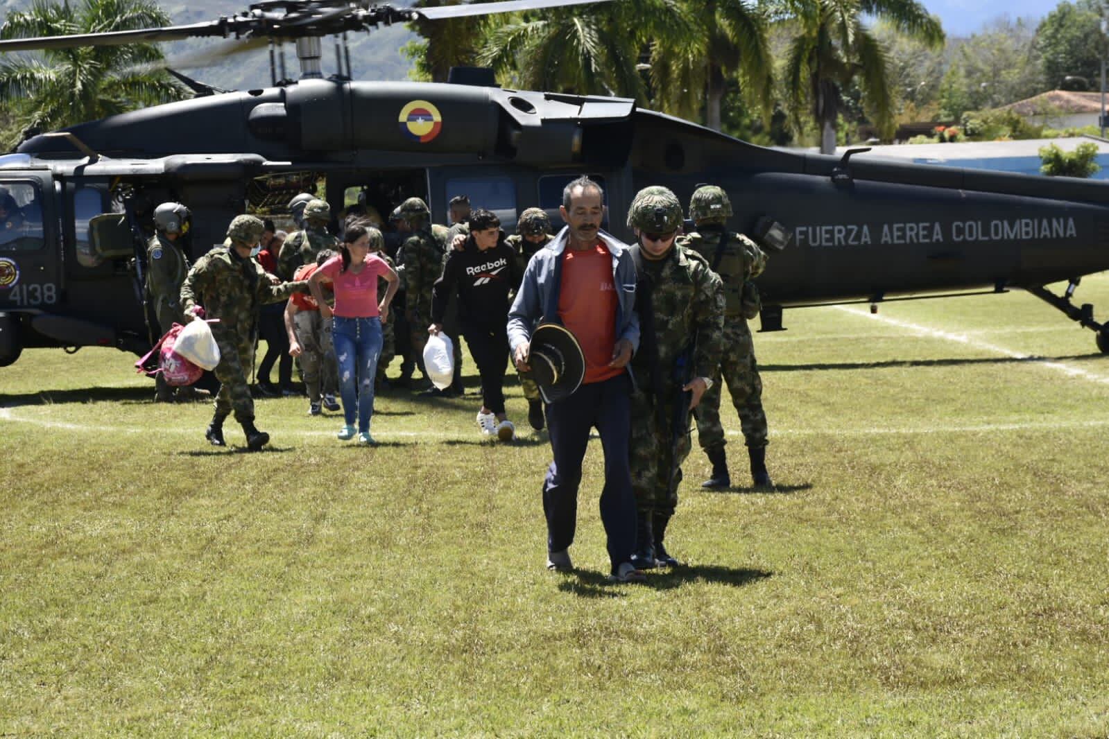160 personas han sido rescatadas por las autoridades en El Tarrita, Ábrego - Foto: Gobernación de Norte de Santander.