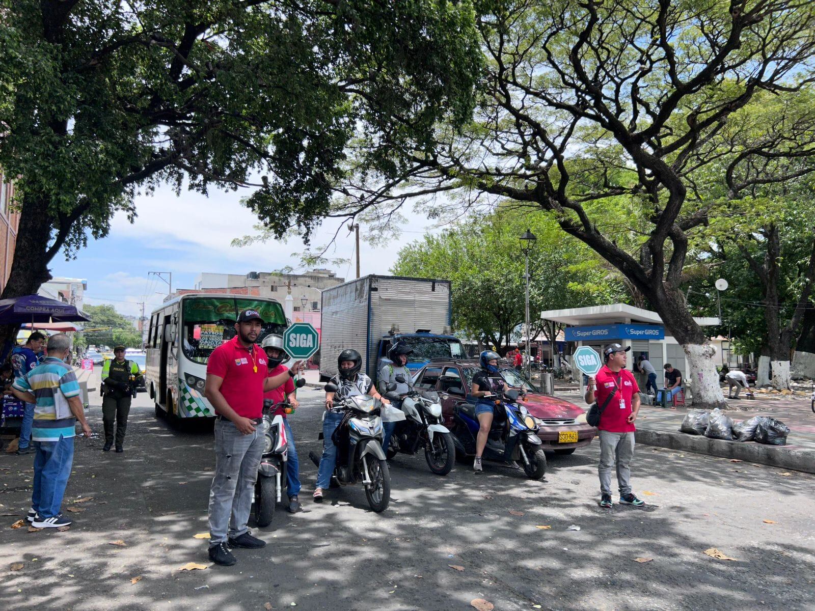 Gestores viales en Cúcuta / foto: Cortesía