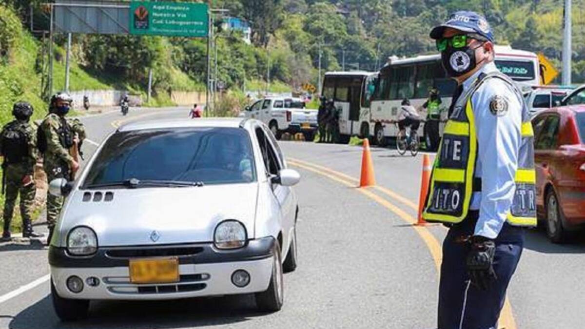 Pico y placa en la vía al mar los fines de semana