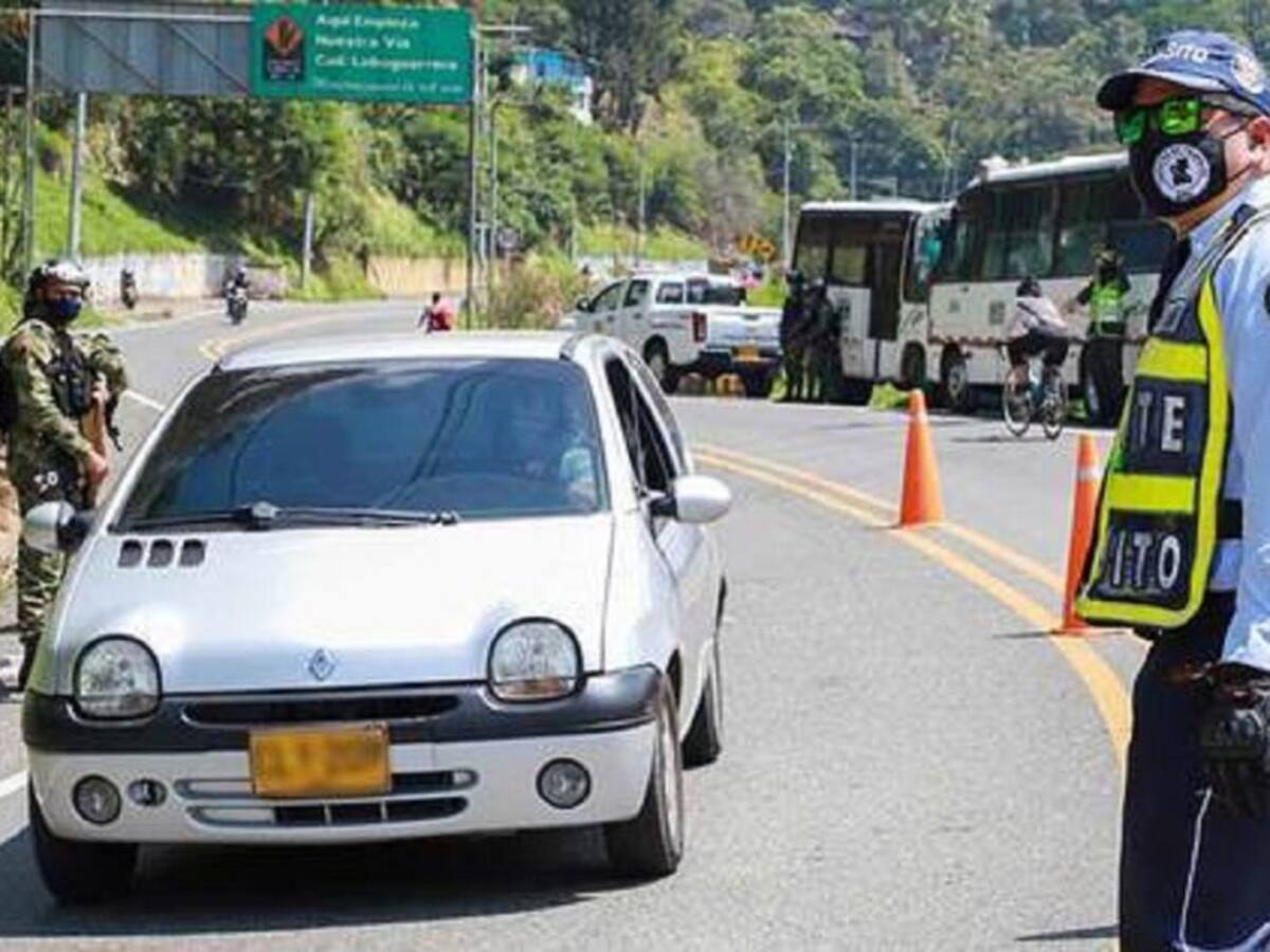 Pico y placa en la vía al mar los fines de semana
